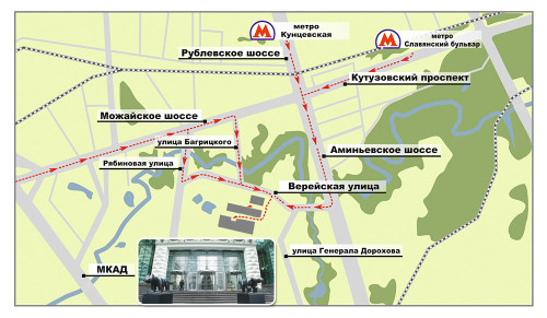 схема проезда